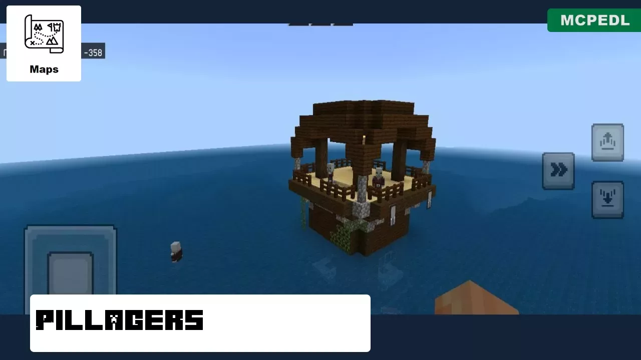Pillager from Fishing Village Map for Minecraft PE