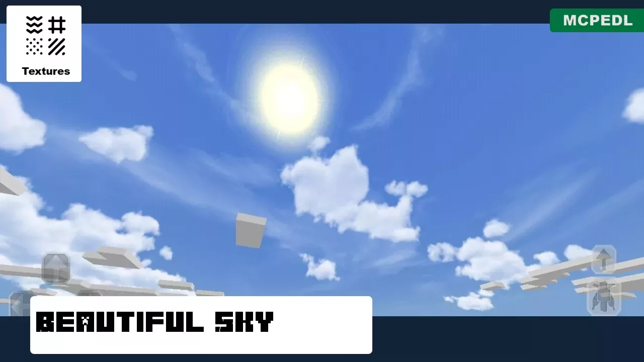 Sky from Pretty Texture Pack for Minecraft PE