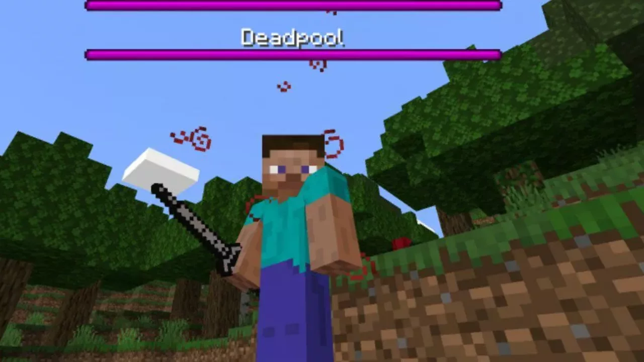 Sword from Deadpool Mod for Minecraft PE