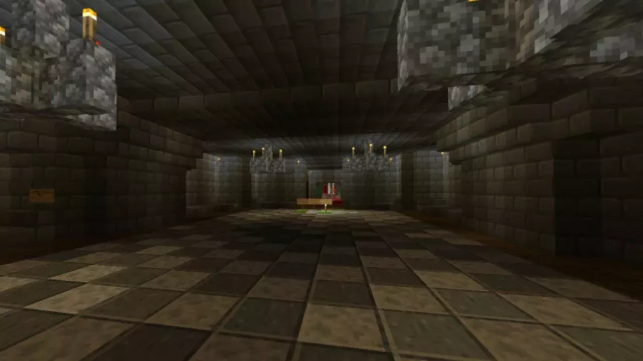 Throne from Big Castle Map for Minecraft PE