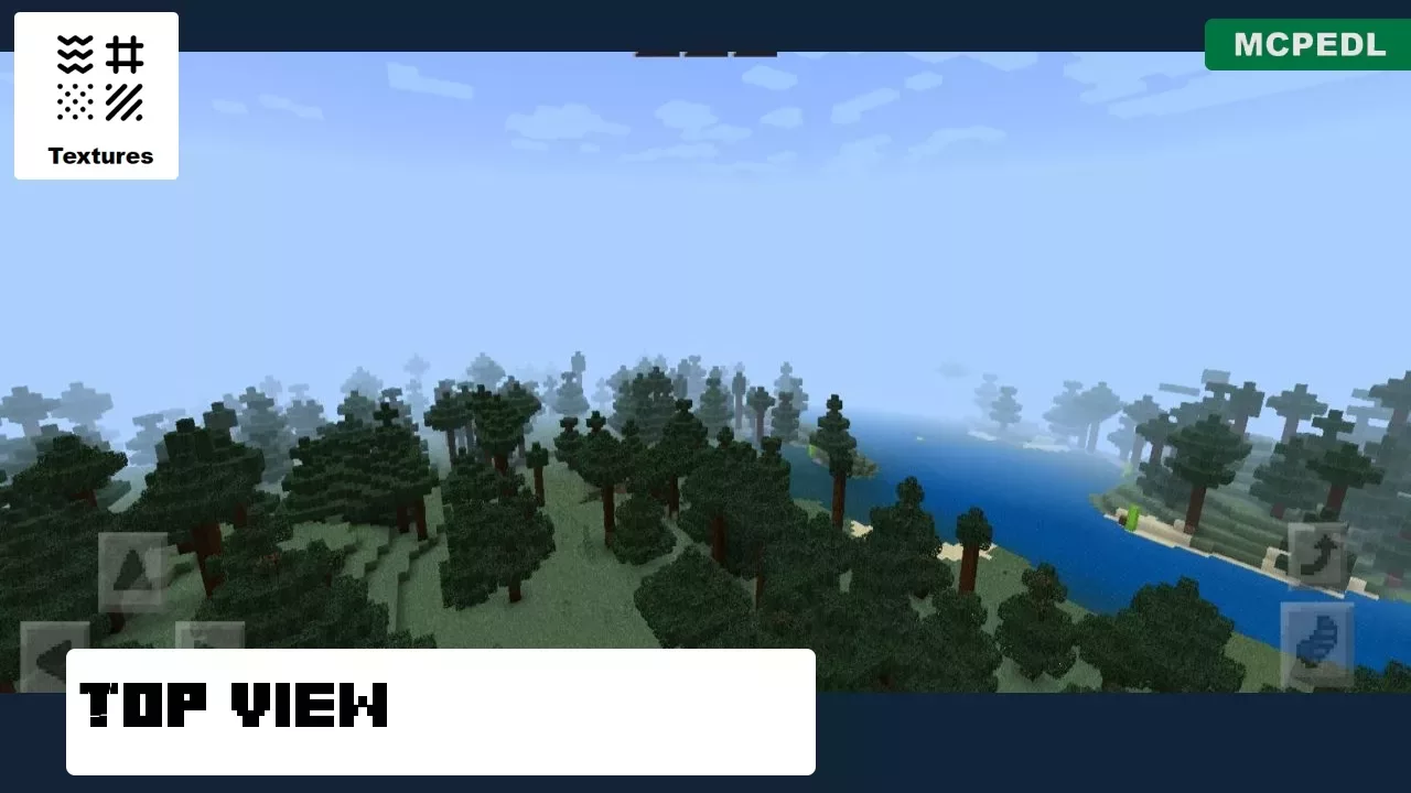 Top View from Leaf Texture Pack for Minecraft PE