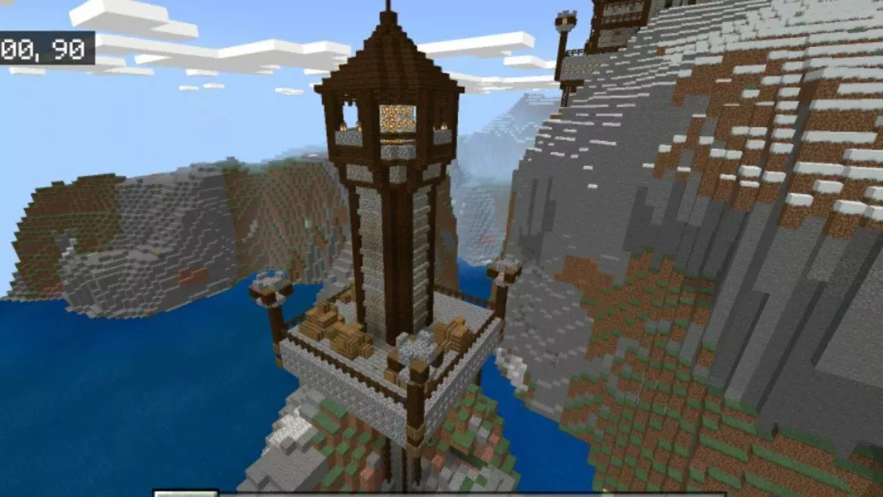 Tower from Dark Castle Map for Minecraft PE