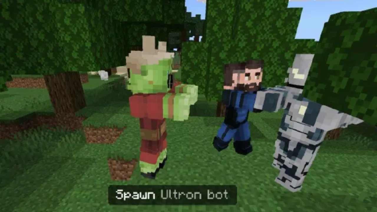Ultron from Doctor Strange Mod for Minecraft PE