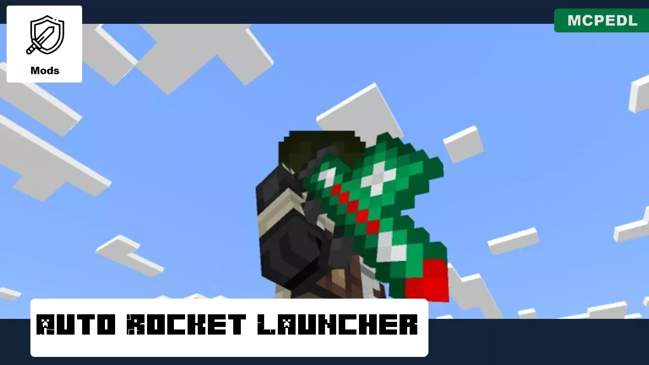 Auto Rocket Blaster from Blaster Mod for Minecraft PE