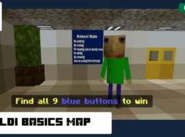 Baldi Basics Map for Minecraft PE