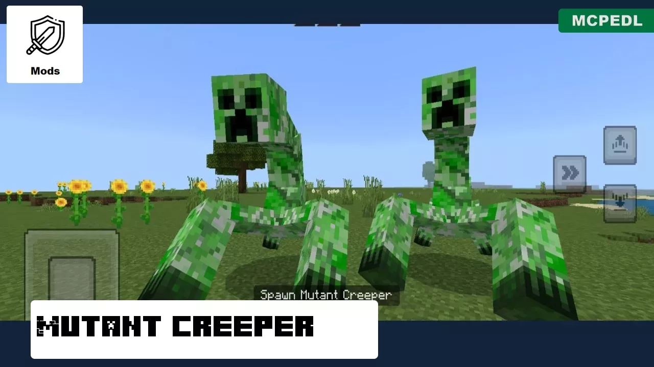 Creper from Mutant Mobs Mod for Minecraft PE
