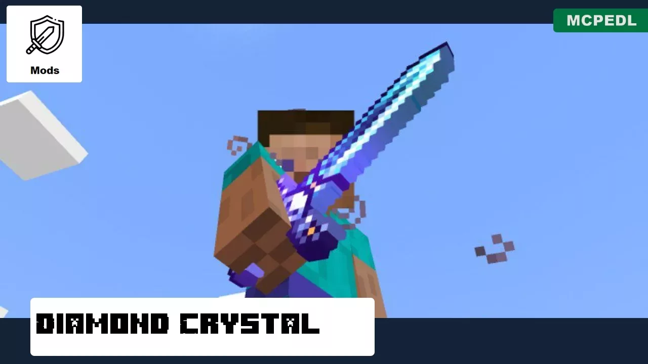 Diamond Crystal from Rainbow Sword Mod for Minecraft PE