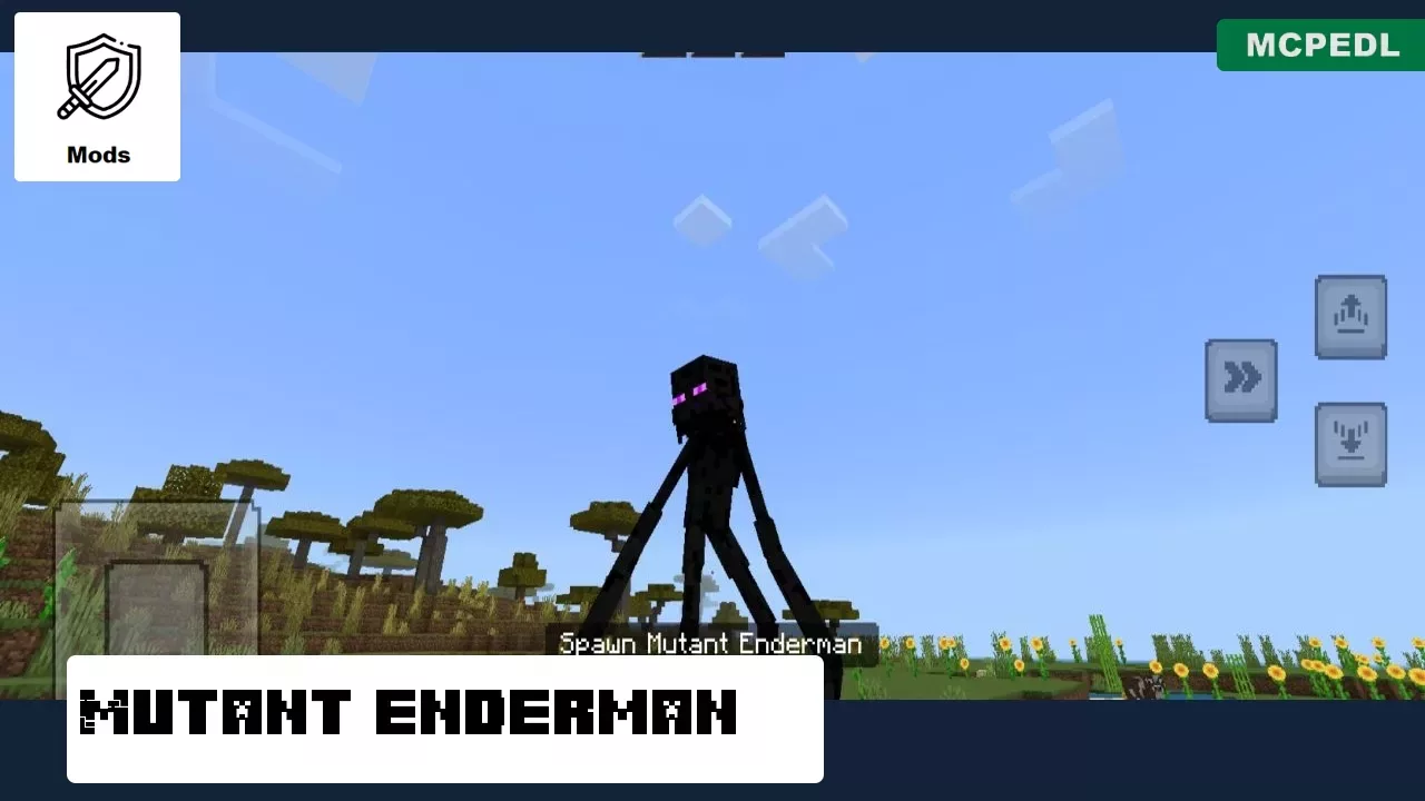 Enderman from Mutant Mobs Mod for Minecraft PE