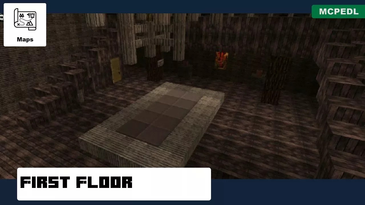 First Floor from The Orphanage Map for Minecraft PE