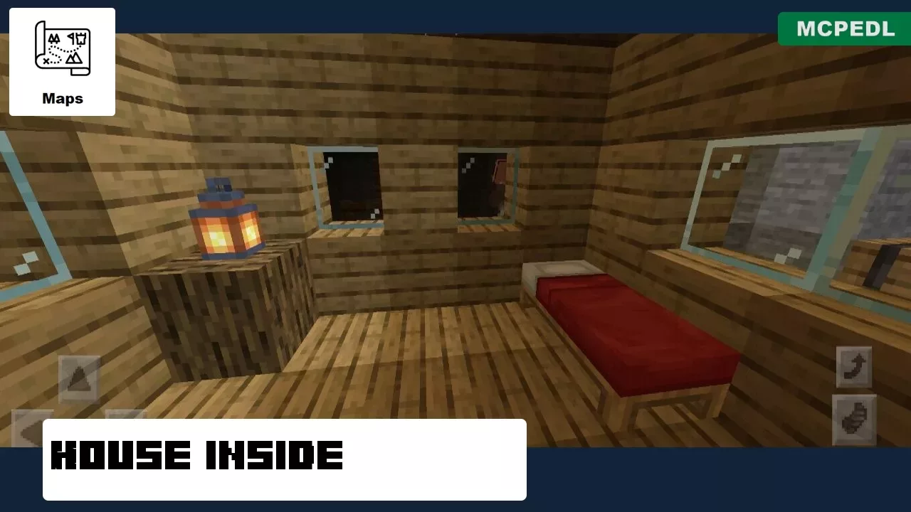 House from Underground Village Map for Minecraft PE
