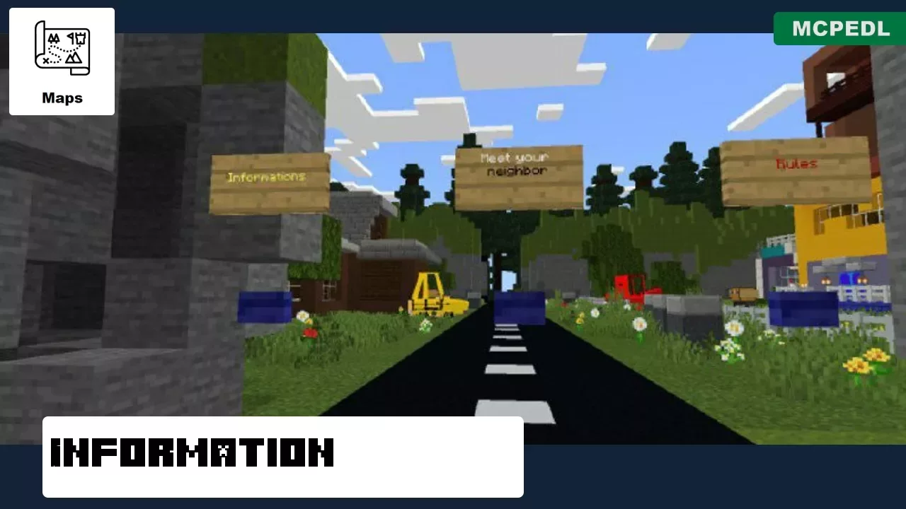 Information from Hello Neighbor Map for Minecraft PE