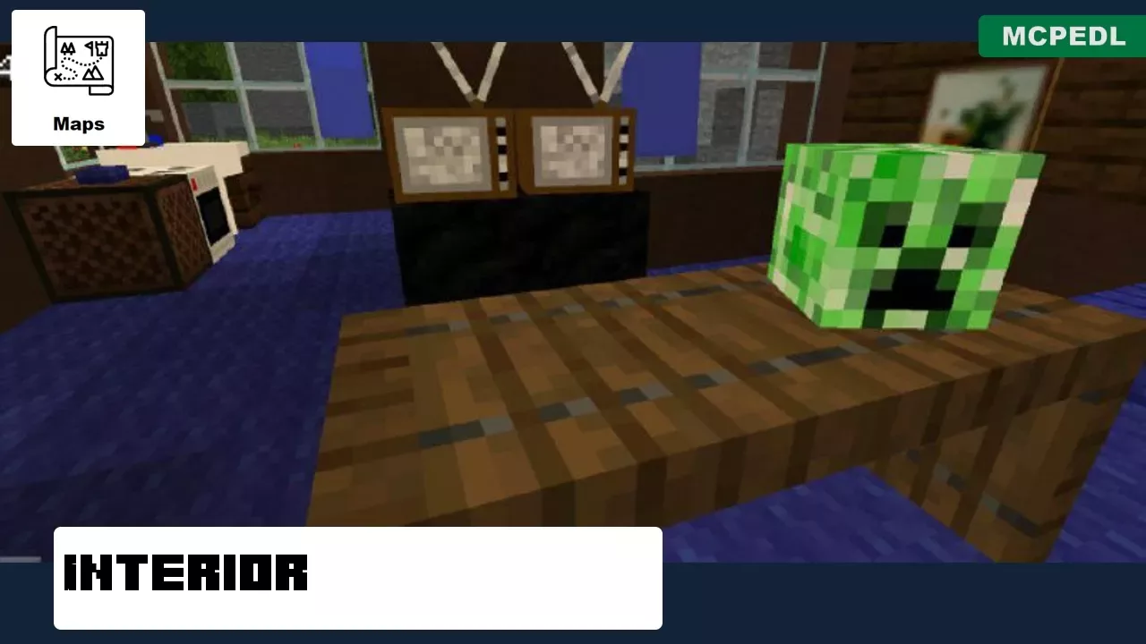 Interior from Hello Neighbor Map for Minecraft PE