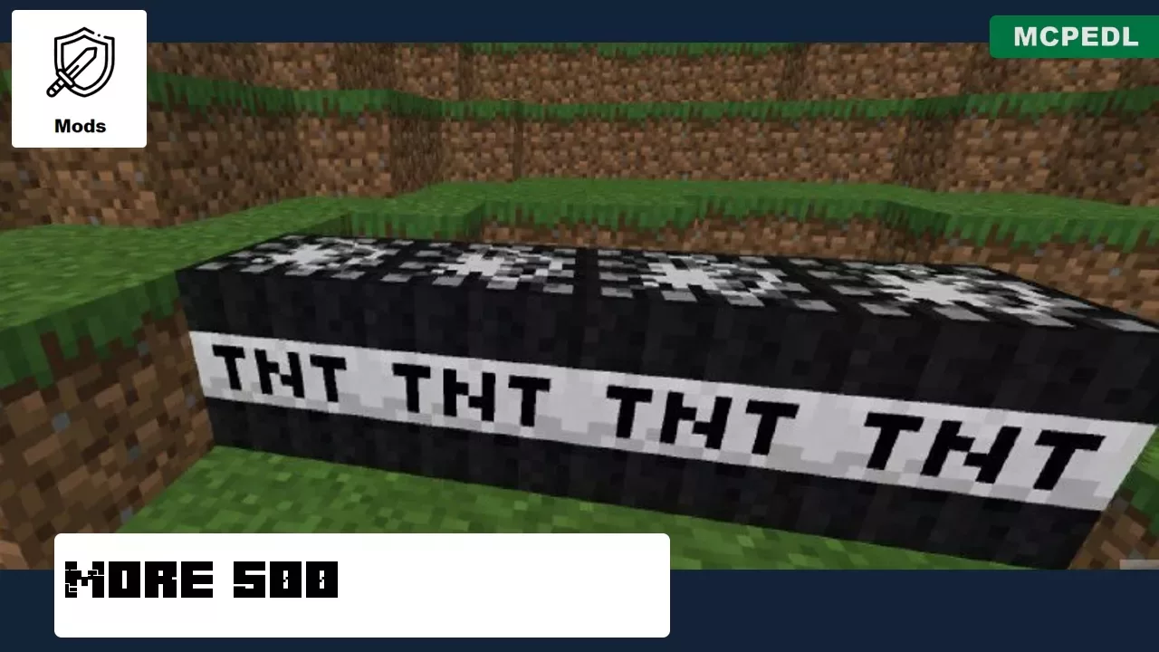 More 500 from TNT Mods for Minecraft PE