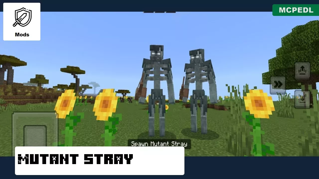 Stray from Mutant Mobs Mod for Minecraft PE