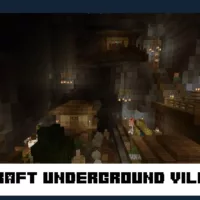 Underground Village Map for Minecraft PE