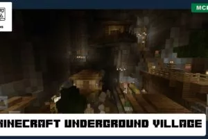Underground Village Map for Minecraft PE