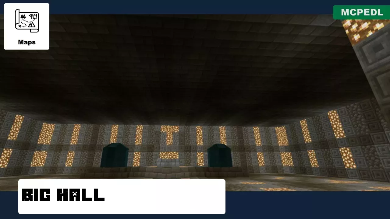 Big Hall from Mini Castle Map for Minecraft PE