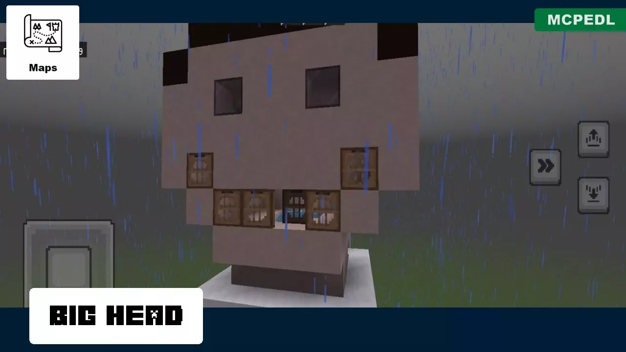 Big Head from Skibidi Toilet Map for Minecraft PE