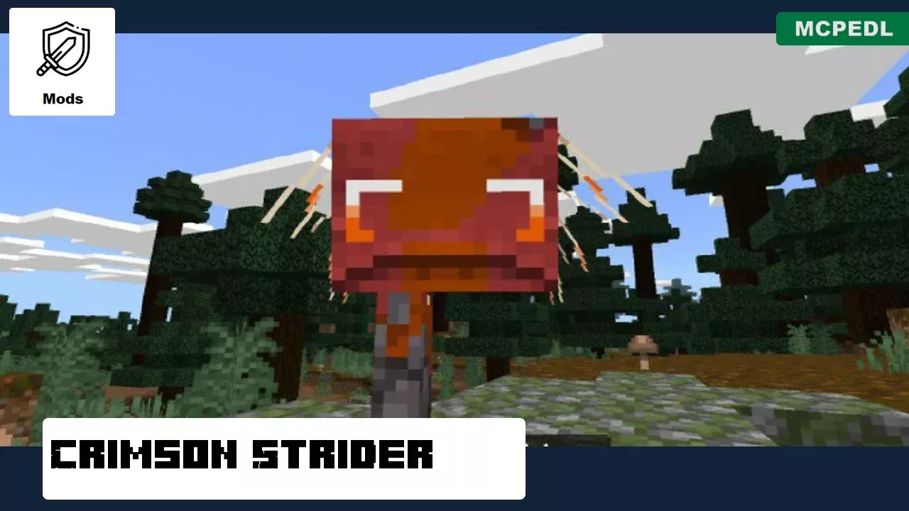 Crimson from Depth Strider Mod for Minecraft PE