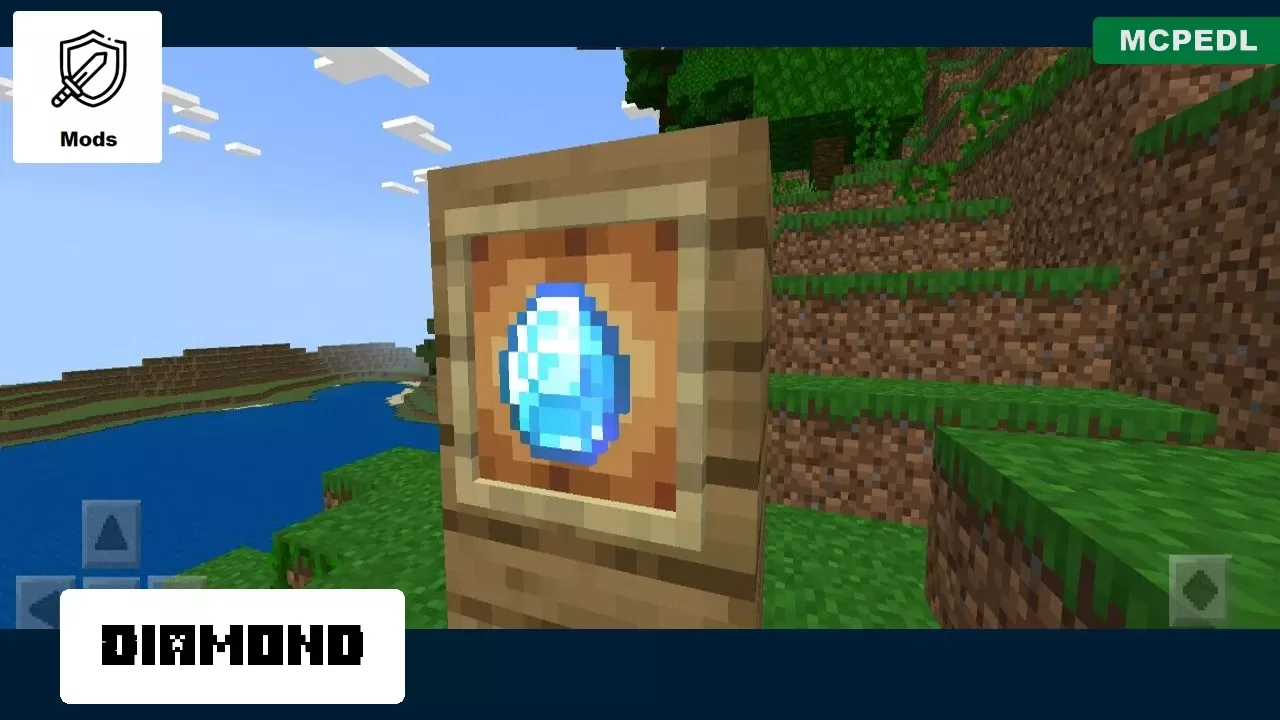 Diamond from Diamond Mod for Minecraft PE