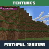 Faithful 128×128 Texture Pack for Minecraft PE