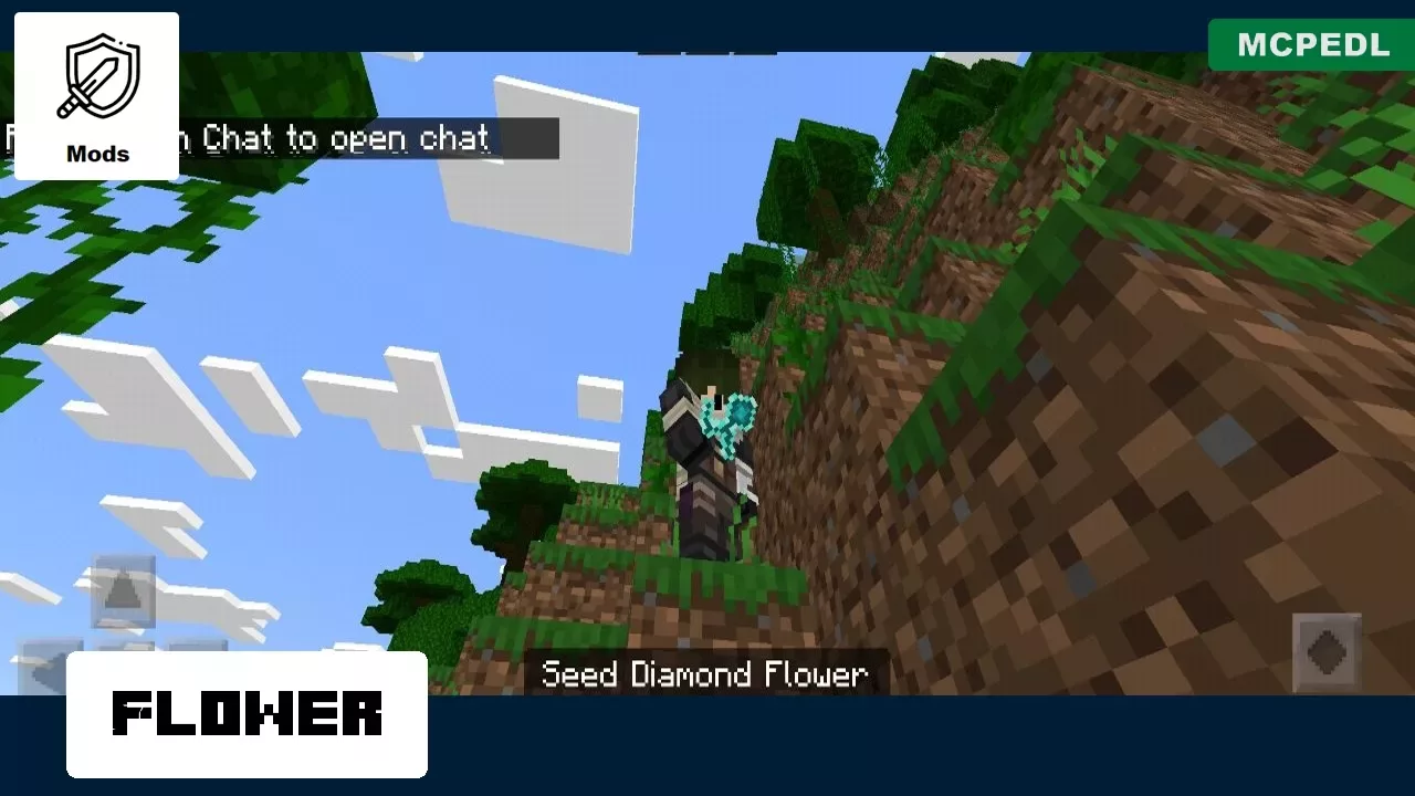 Flower from Diamond Mod for Minecraft PE