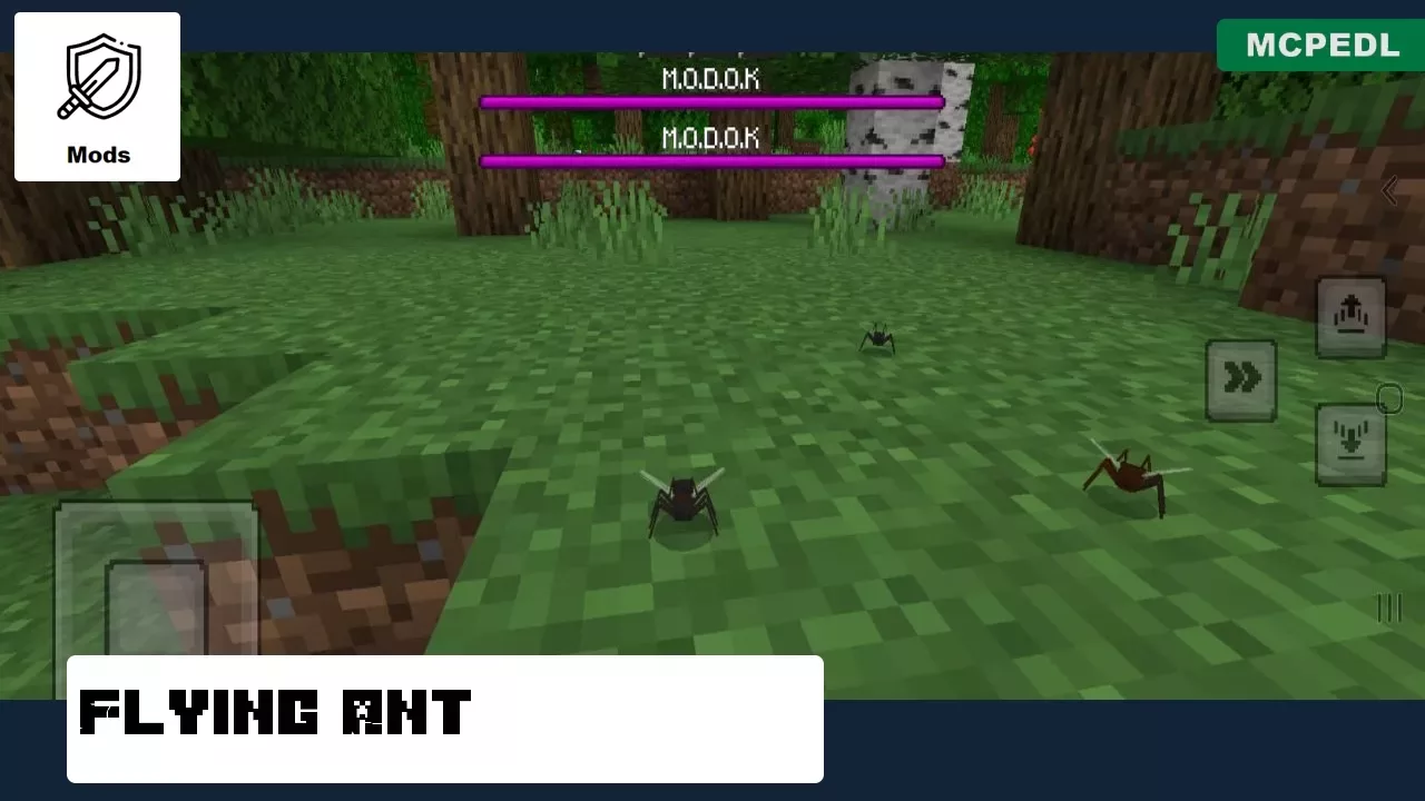 Flying Ant from Ant Man Mod for Minecraft PE
