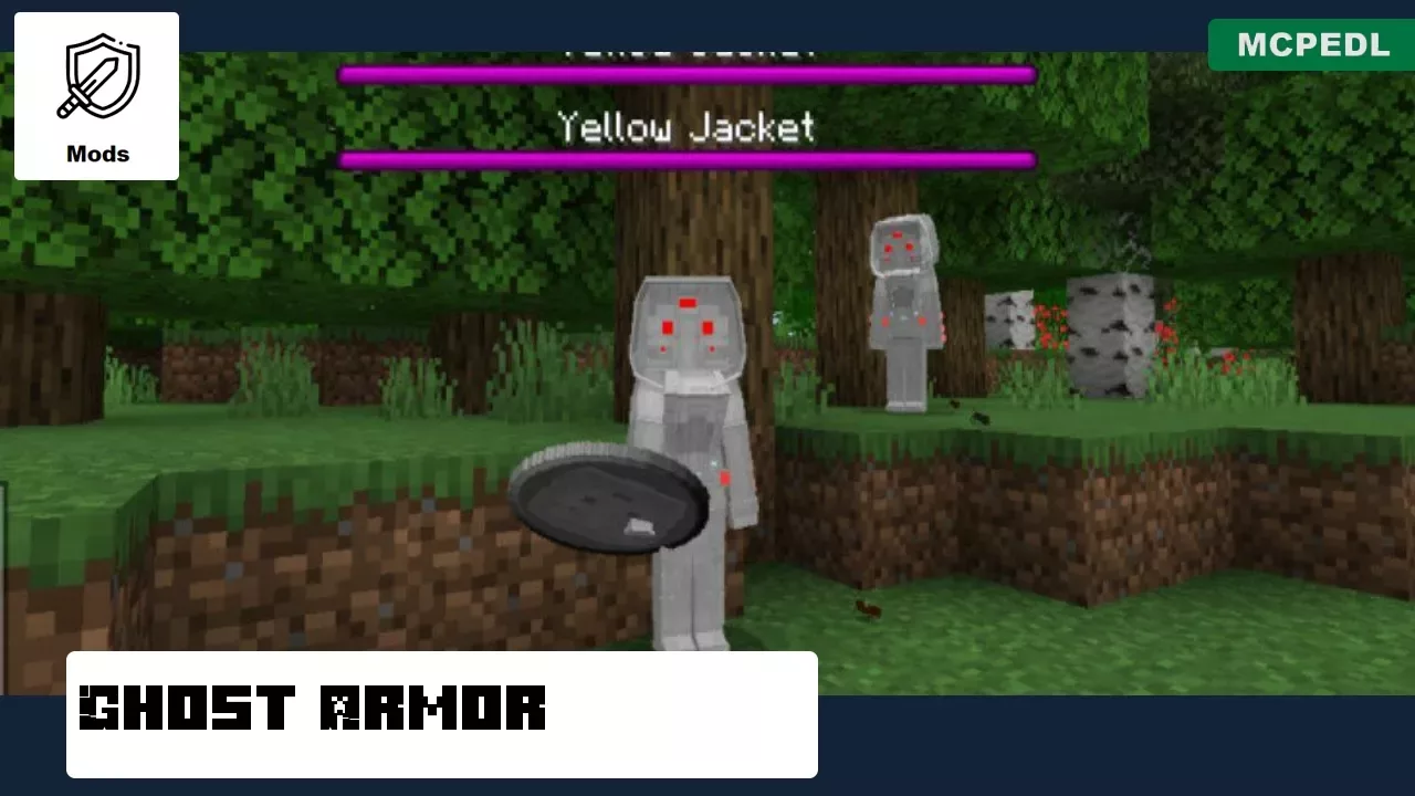 Ghost Armor from Ant Man Mod for Minecraft PE