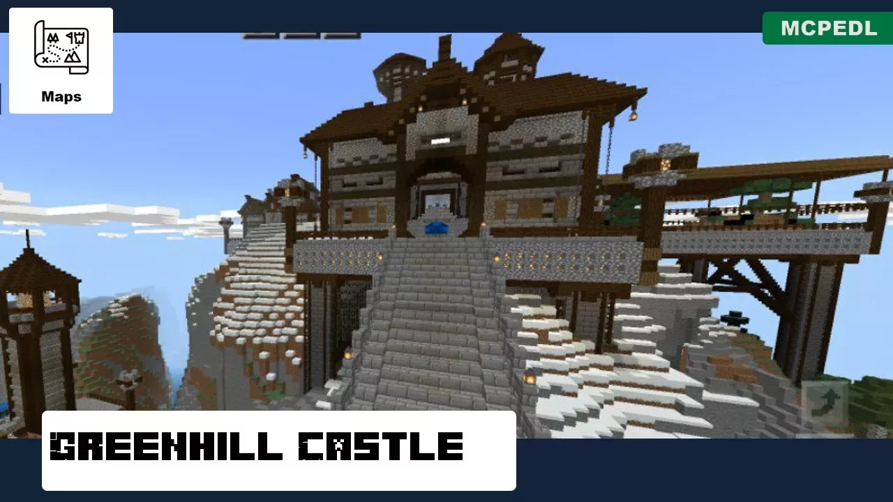 Greenhill from Huge Castle Map for Minecraft PE