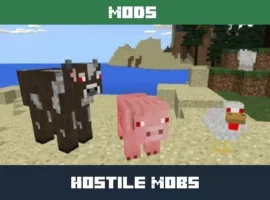 Hostile Mobs Mod for Minecraft PE
