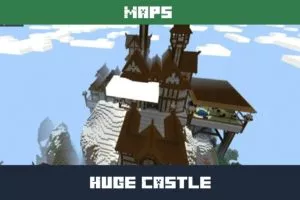 Huge Castle Map for Minecraft PE