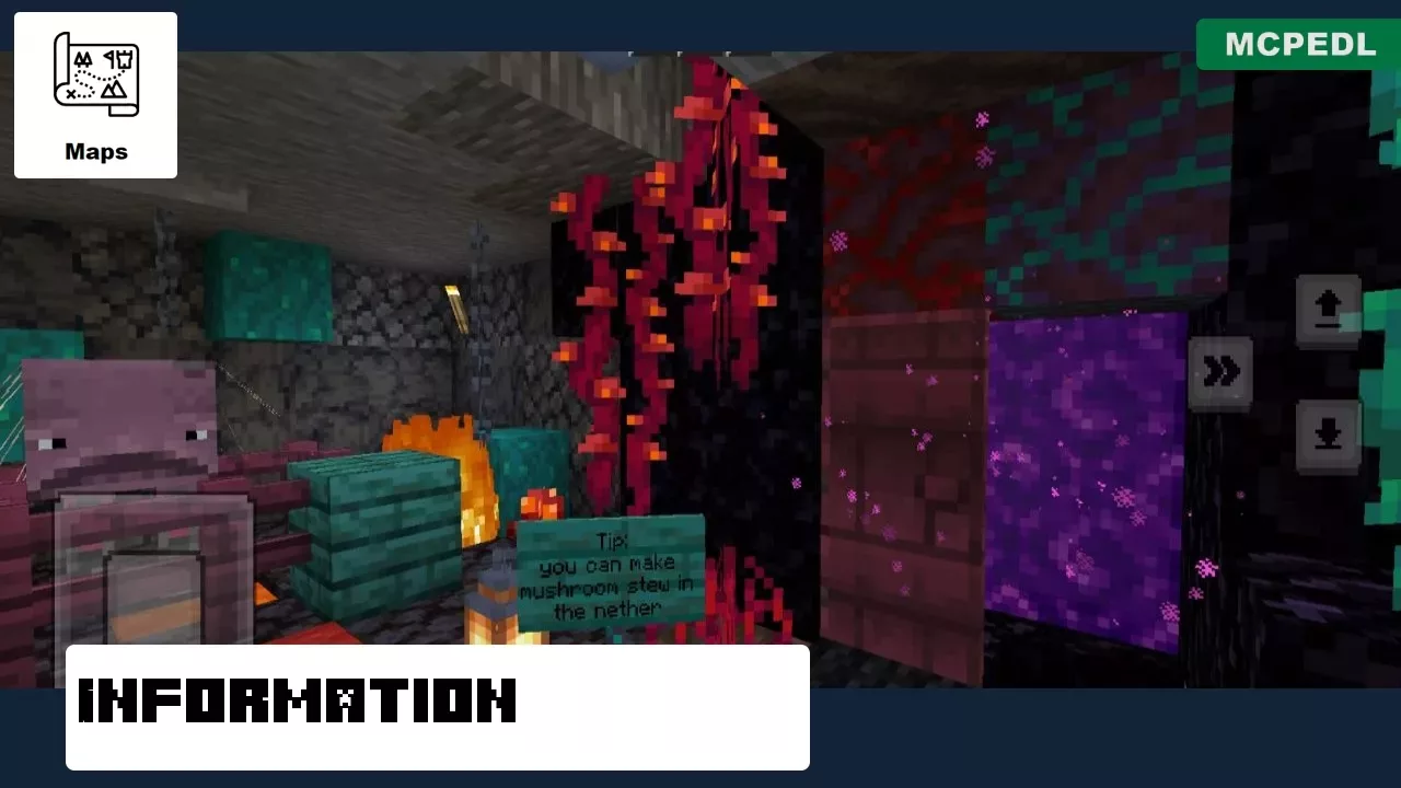 Information from Nether Castle Map for Minecraft PE