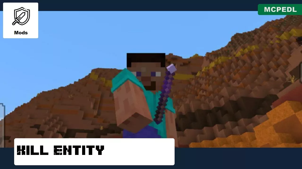 Kill Entity from Mob Battles Mod for Minecraft PE