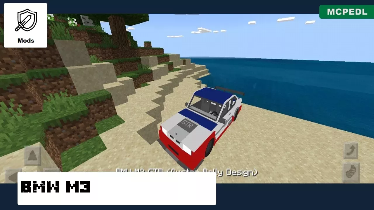 BMW M3 from BMW Mod for Minecraft PE