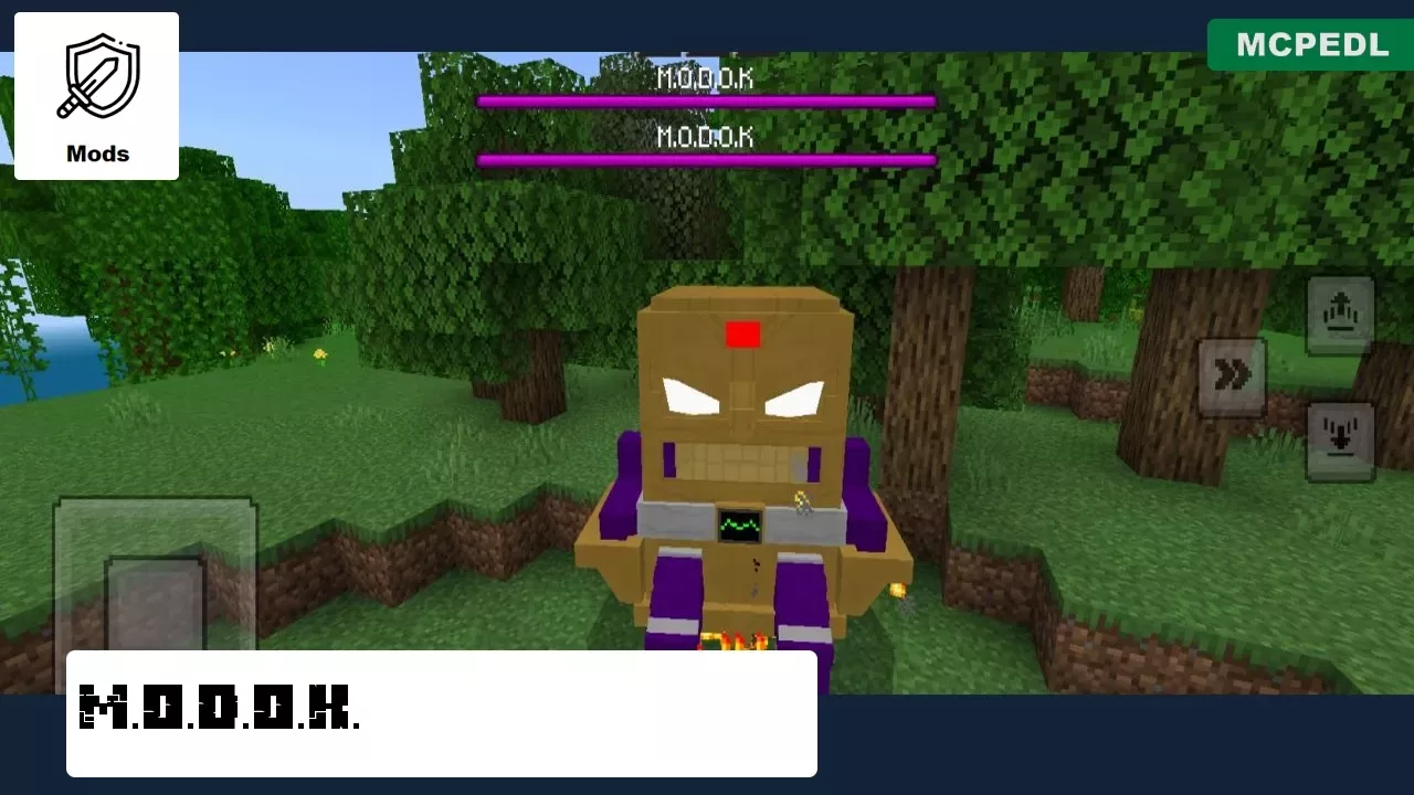Modok from Ant Man Mod for Minecraft PE