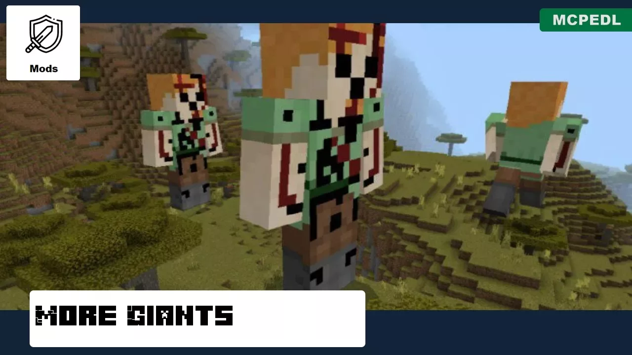 More Giants from Anime Alex Mod for Minecraft PE