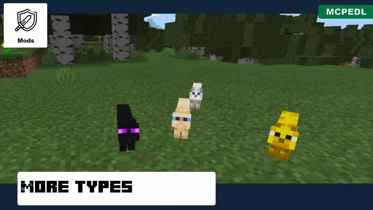 More Types from Ocelot Mod for Minecraft PE