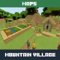 Mountain Village Map for Minecraft PE