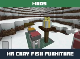 Mr. Cray Fish Furniture Mod for Minecraft PE