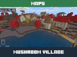 Mushroom Village Map for Minecraft PE
