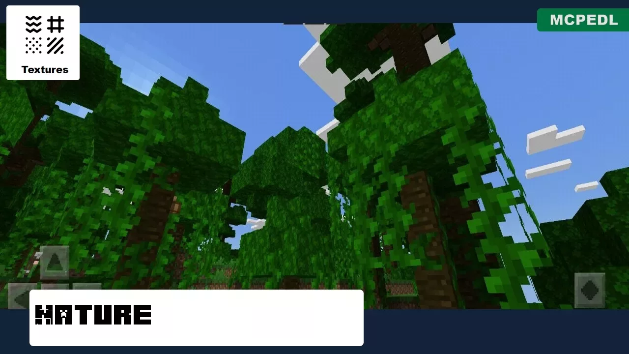 Nature from Faithful 8x8 Texture Pack for Minecraft PE