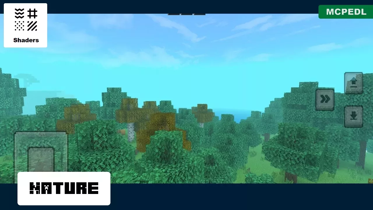 Nature from Iris Shader for Minecraft PE