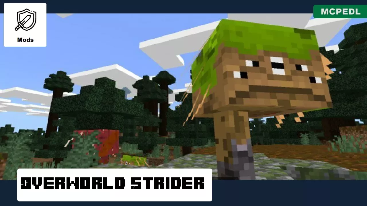 Overworld from Depth Strider Mod for Minecraft PE