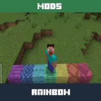 Rainbow Mod for Minecraft PE