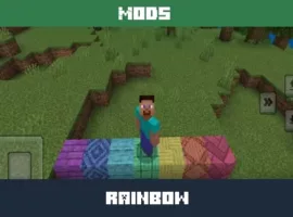 Rainbow Mod for Minecraft PE
