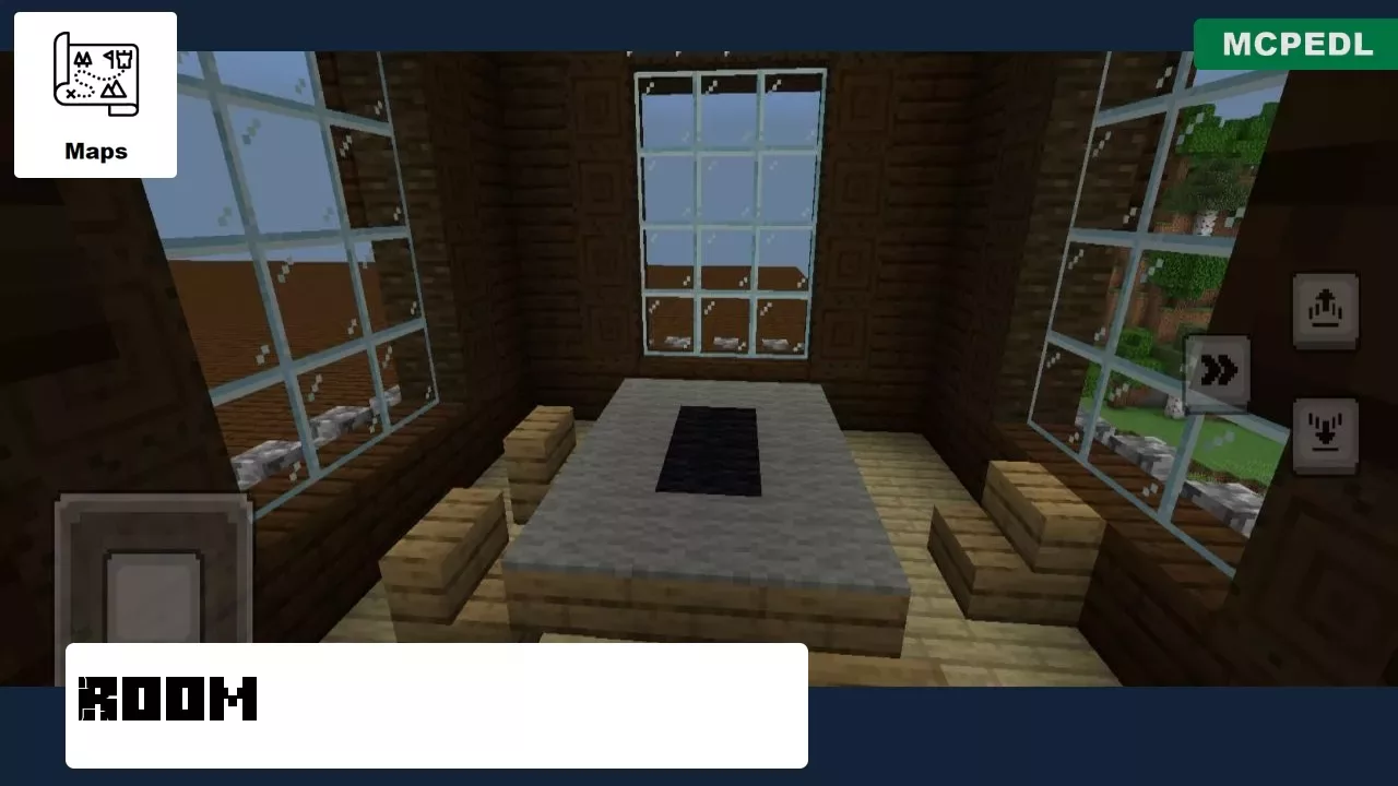 Room from Woodland Mansion Map for Minecraft PE