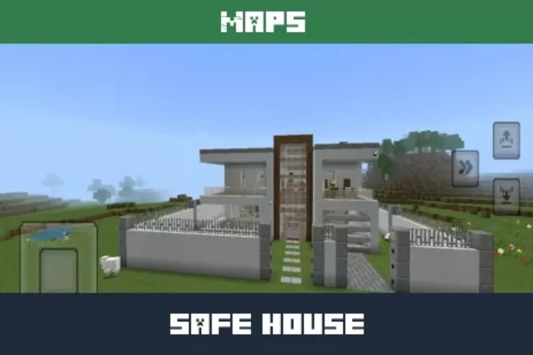 Safe House Map for Minecraft PE