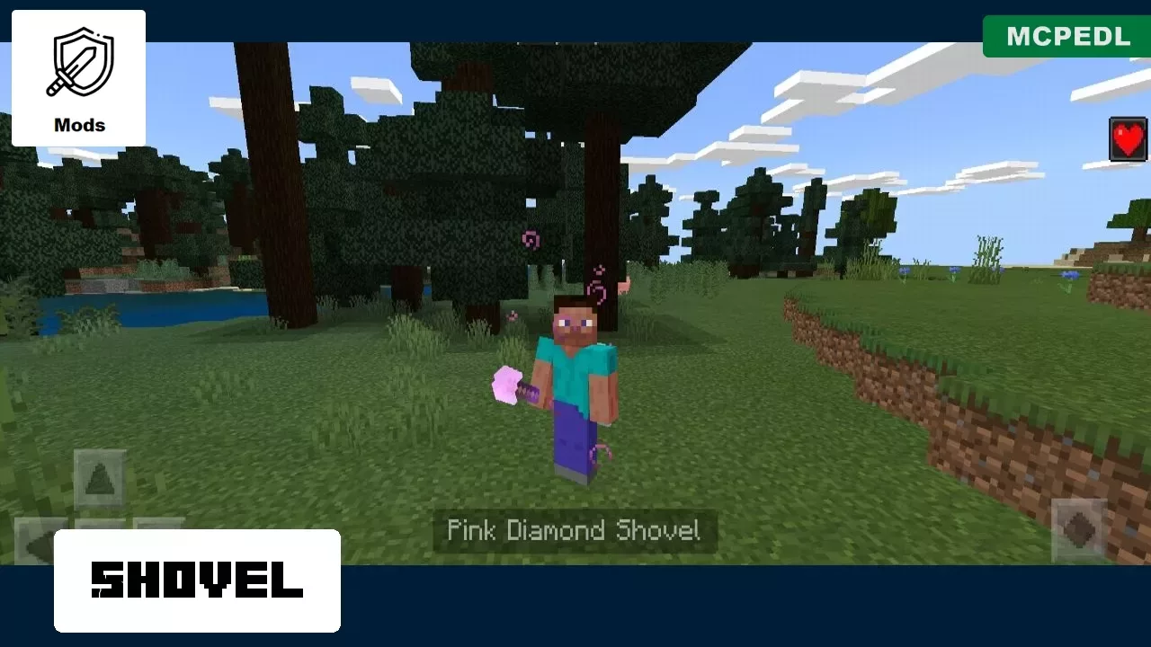 Shovel from Diamond Mod for Minecraft PE