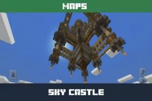 Sky Castle Map for Minecraft PE