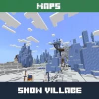 Snow Village Map for Minecraft PE